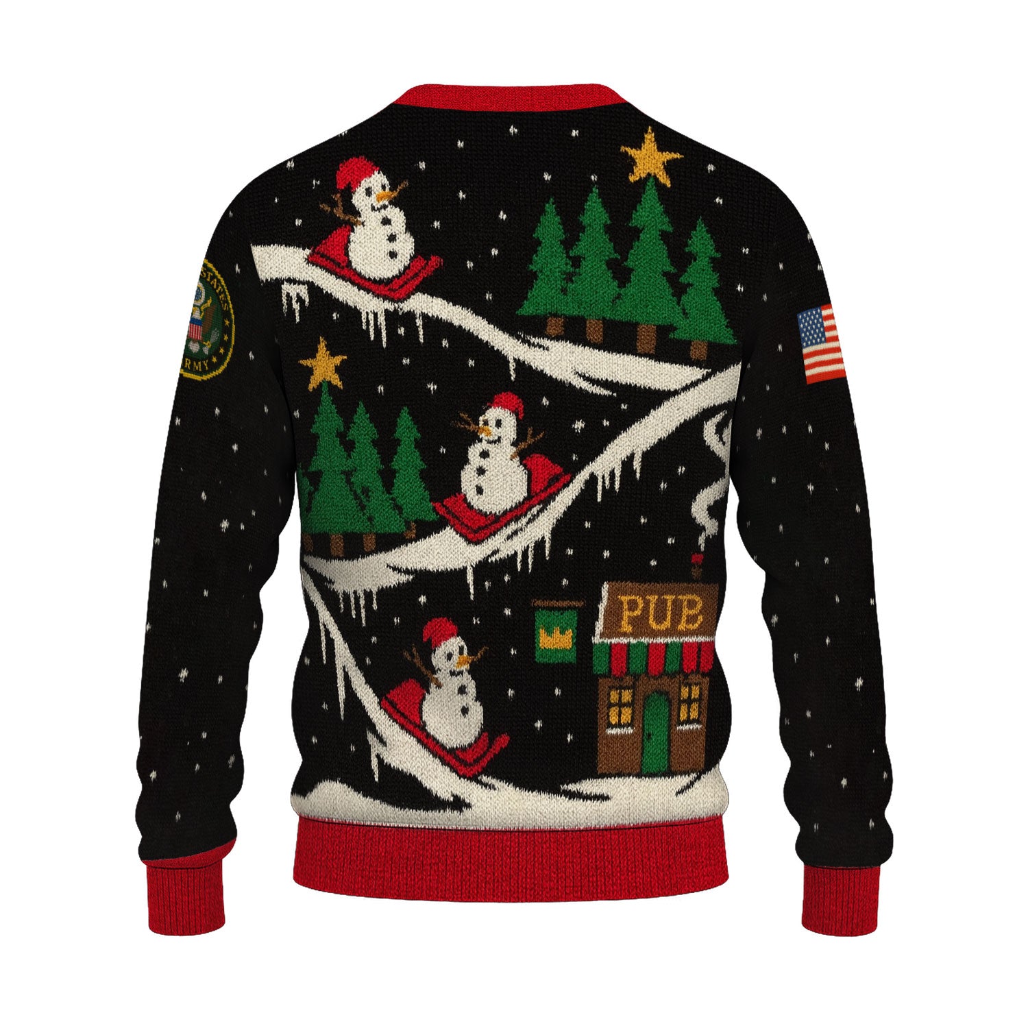 US Army Ugly Christmas Sweater KAUST33