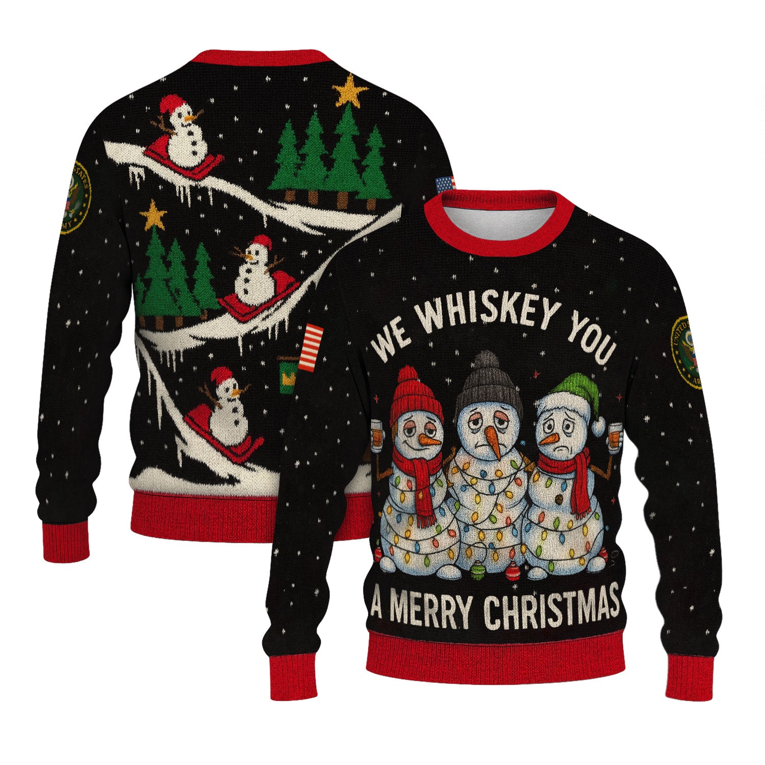 US Army Ugly Christmas Sweater KAUST33