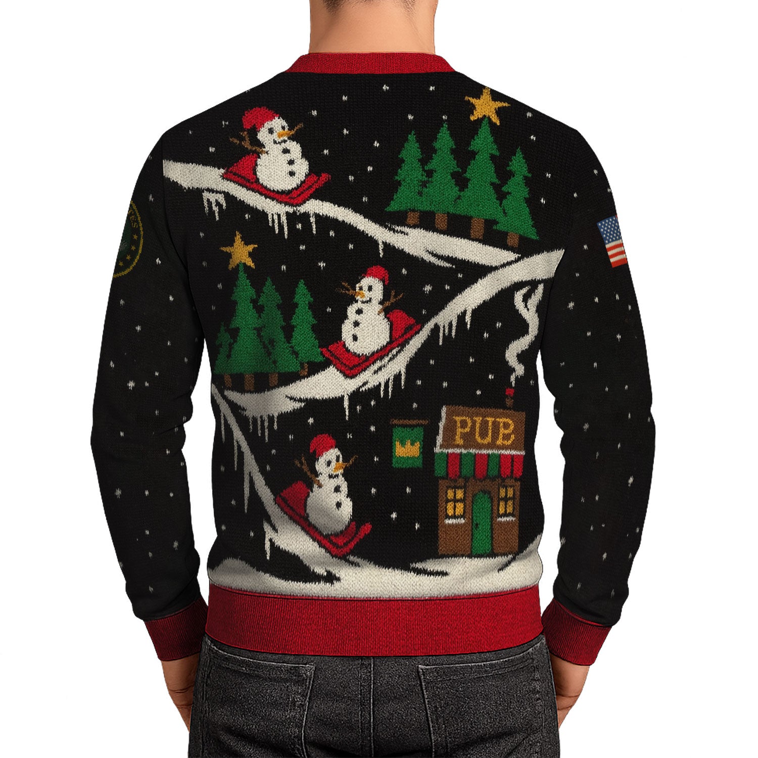 US Army Ugly Christmas Sweater KAUST33