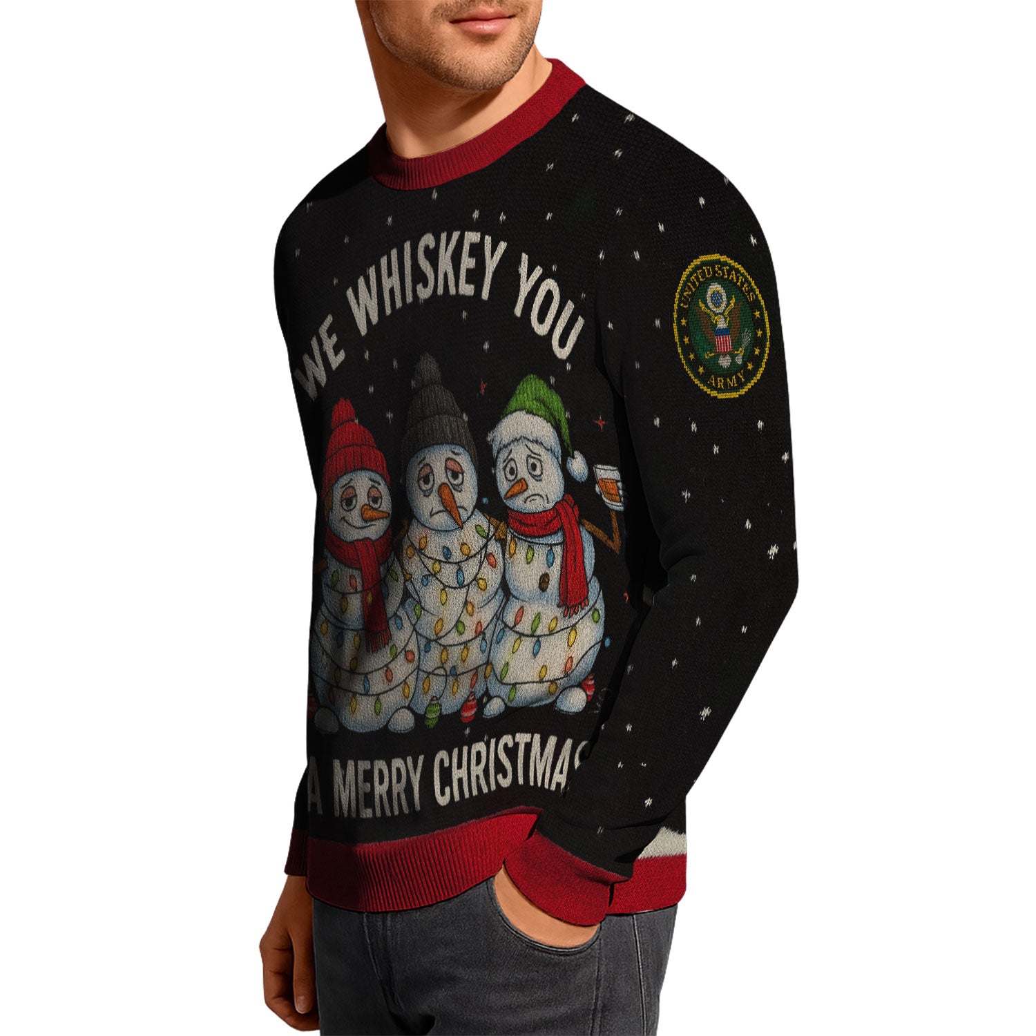 US Army Ugly Christmas Sweater KAUST33