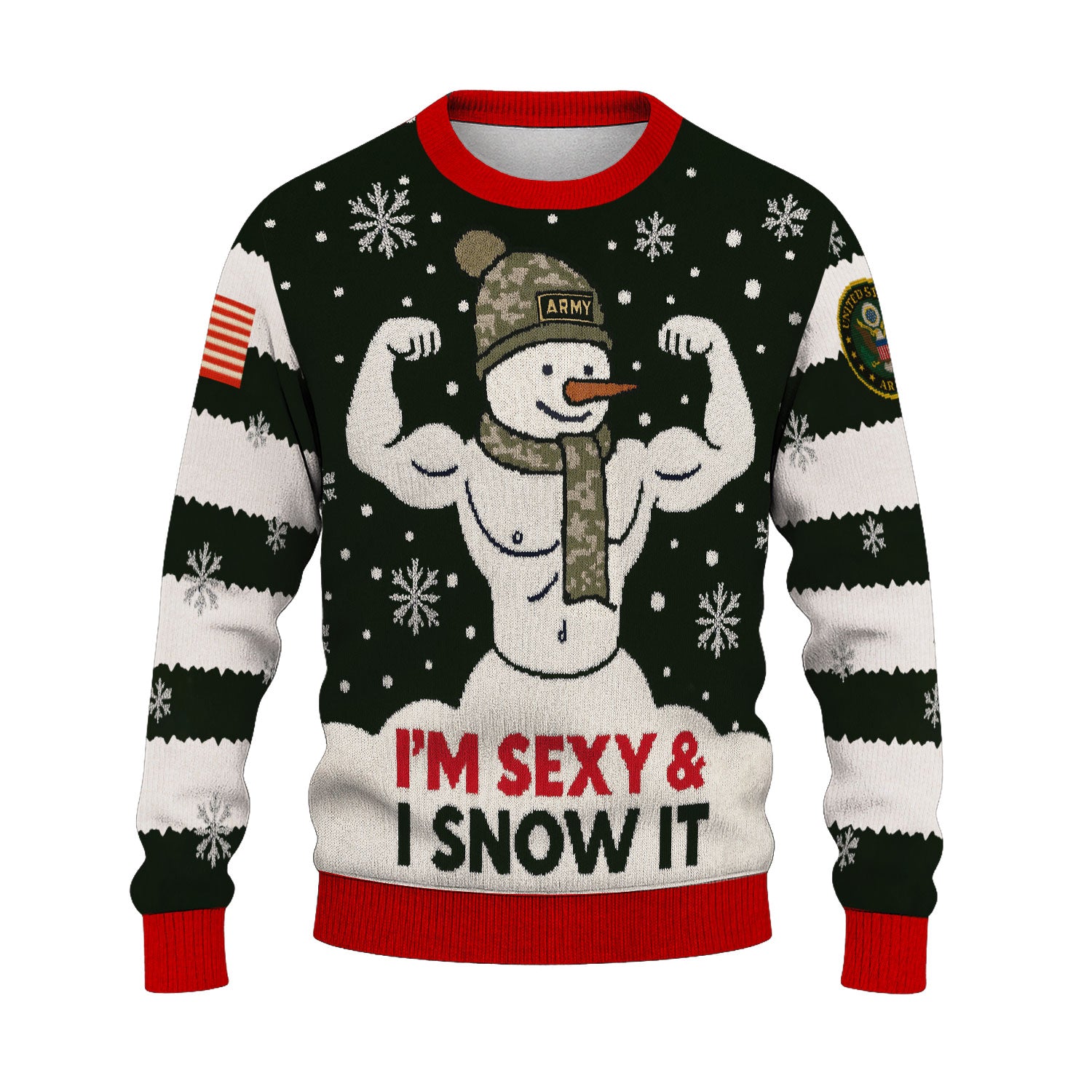 US Army Ugly Christmas Sweater KAUST34