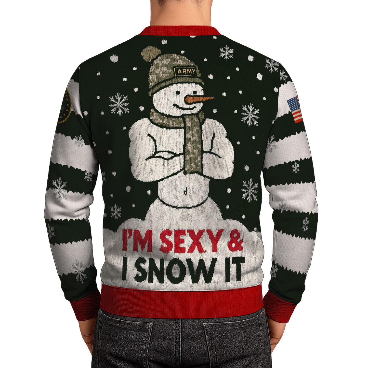 US Army Ugly Christmas Sweater KAUST34