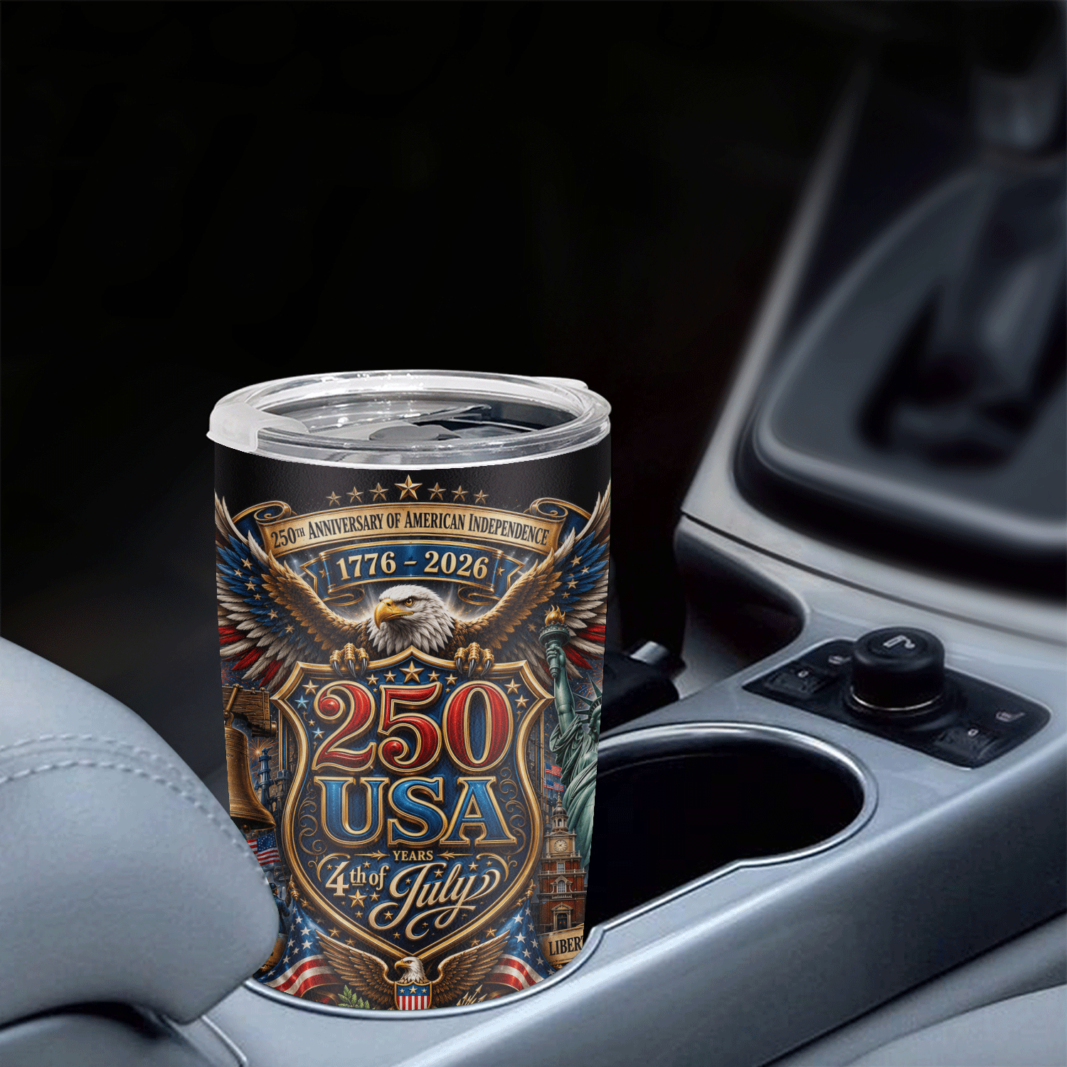 USA 250 Years 4th of July Freedom 20oz Stainless Tumbler