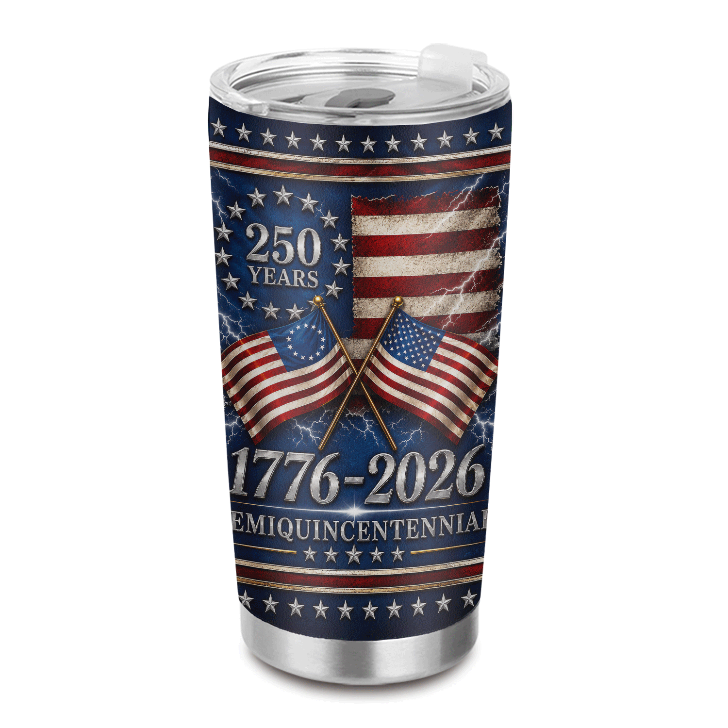 USA 250 Years Semiquincentennial 1776-2026 20oz Tumbler