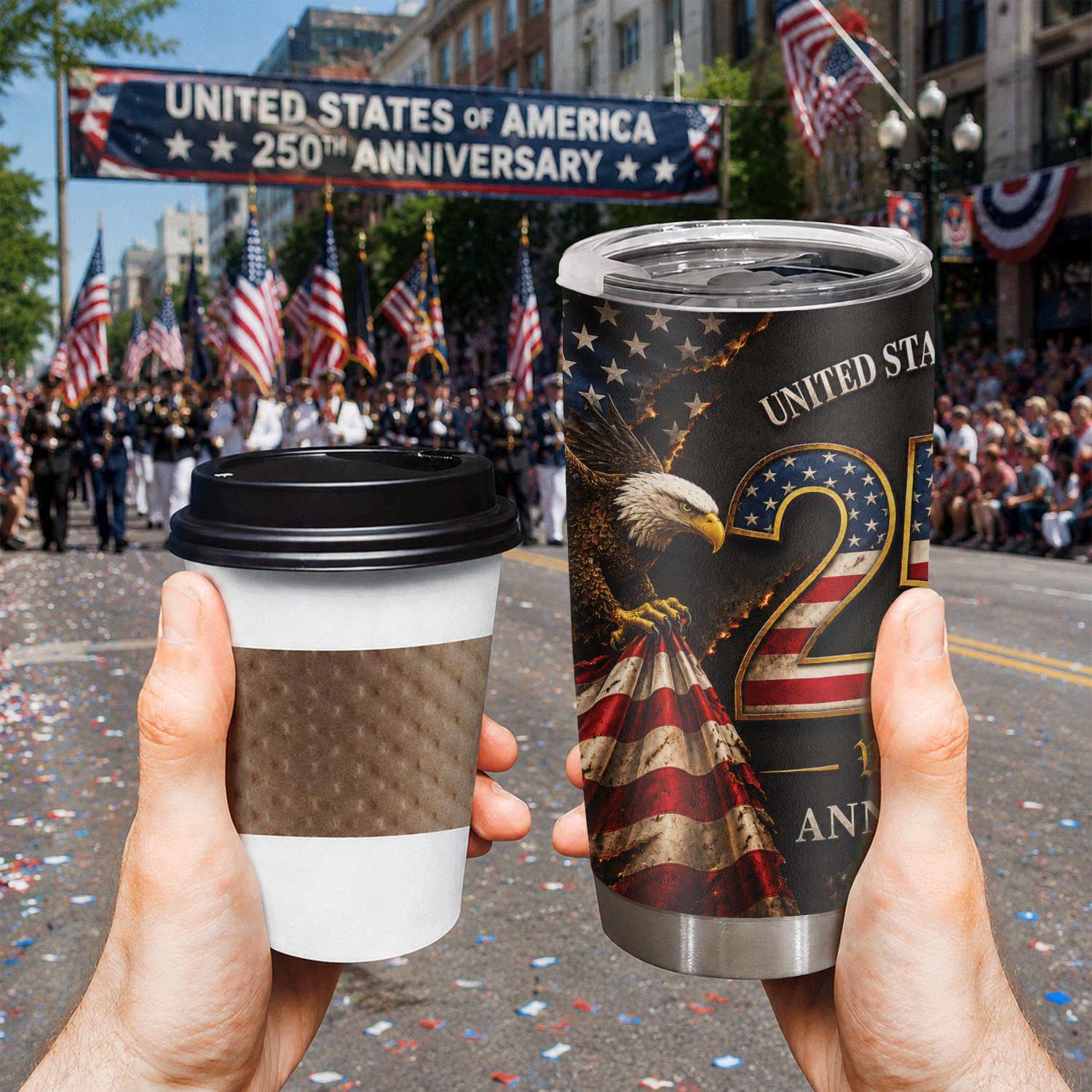 USA 250th Anniversary We The People 20oz Tumbler