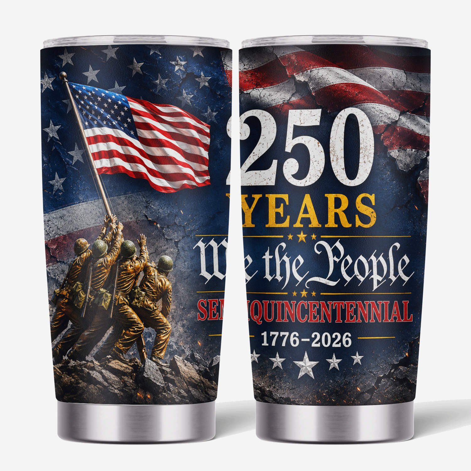 Patriotic USA 250th Anniversary 20oz Tumbler