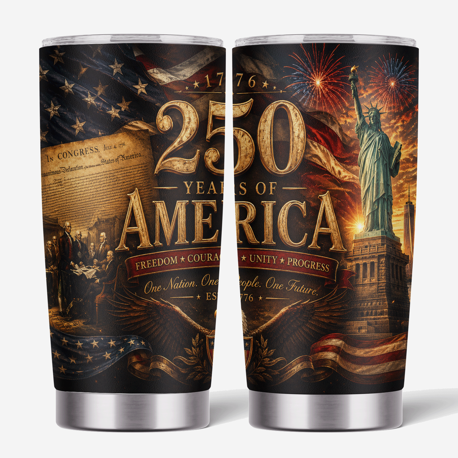 USA 250th Anniversary Statue of Liberty 20oz Tumbler