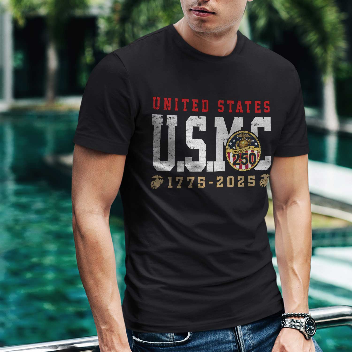 America's Marine 250 Front T-Shirt