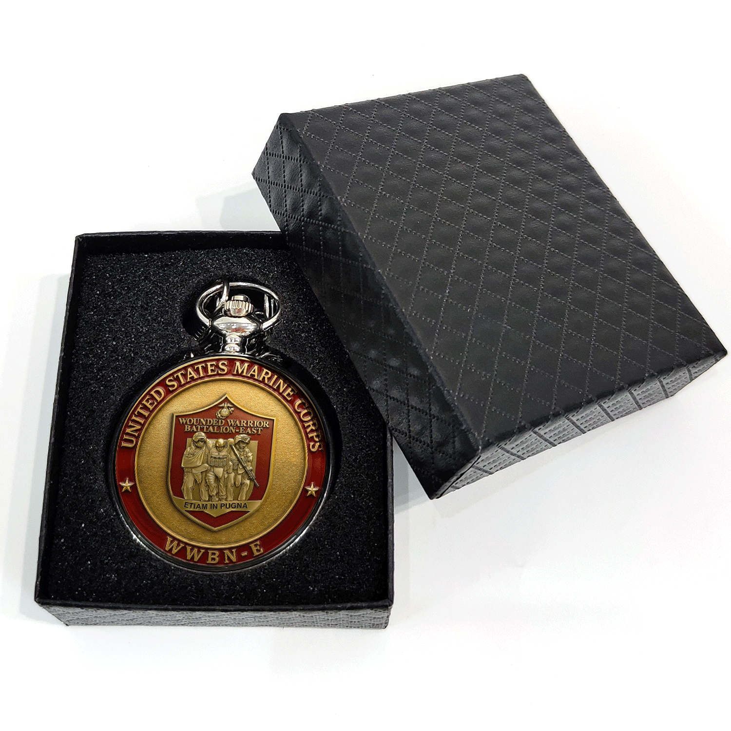 Personalized USMC WWBn-E Battalions Pocket Watch