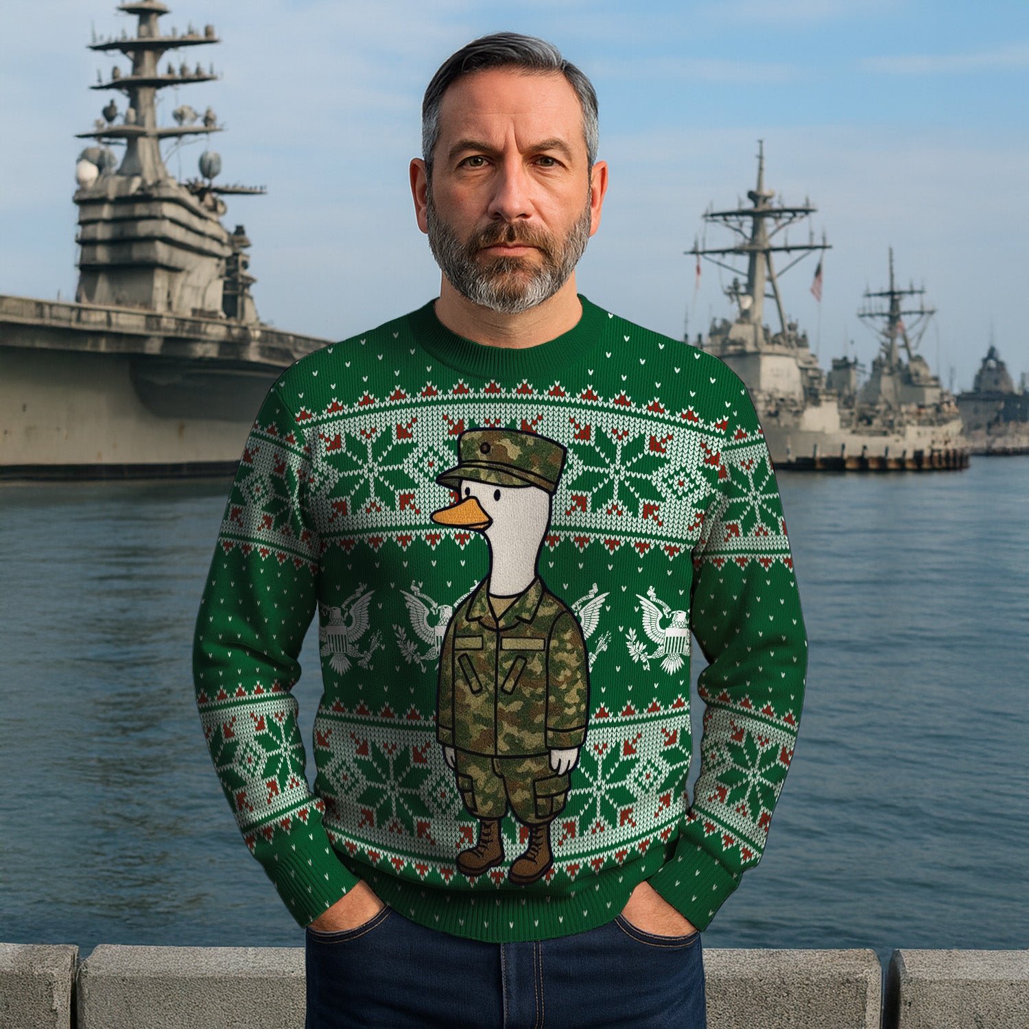 US Army Ugly Christmas Sweater