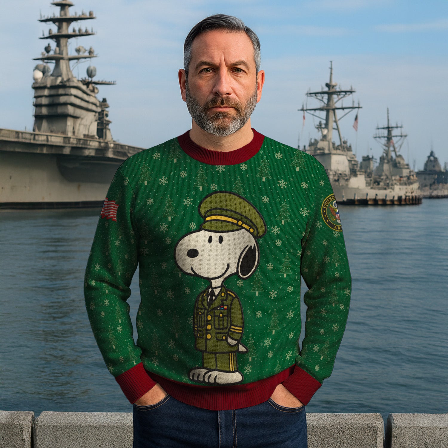 US Army Ugly Christmas Sweater