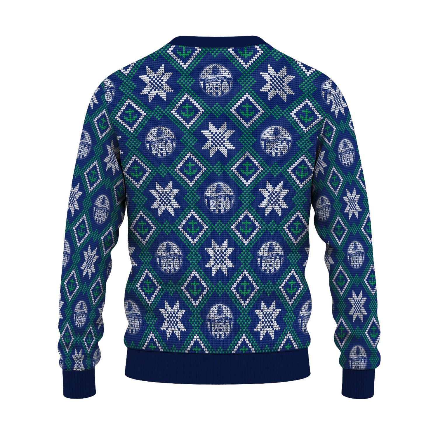 US Navy 250 America Pattern Christmas Ugly Sweater