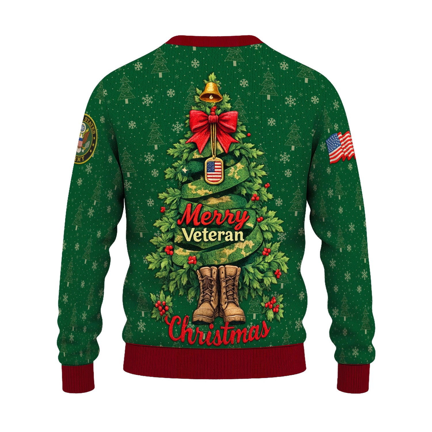 US Army Ugly Christmas Sweater
