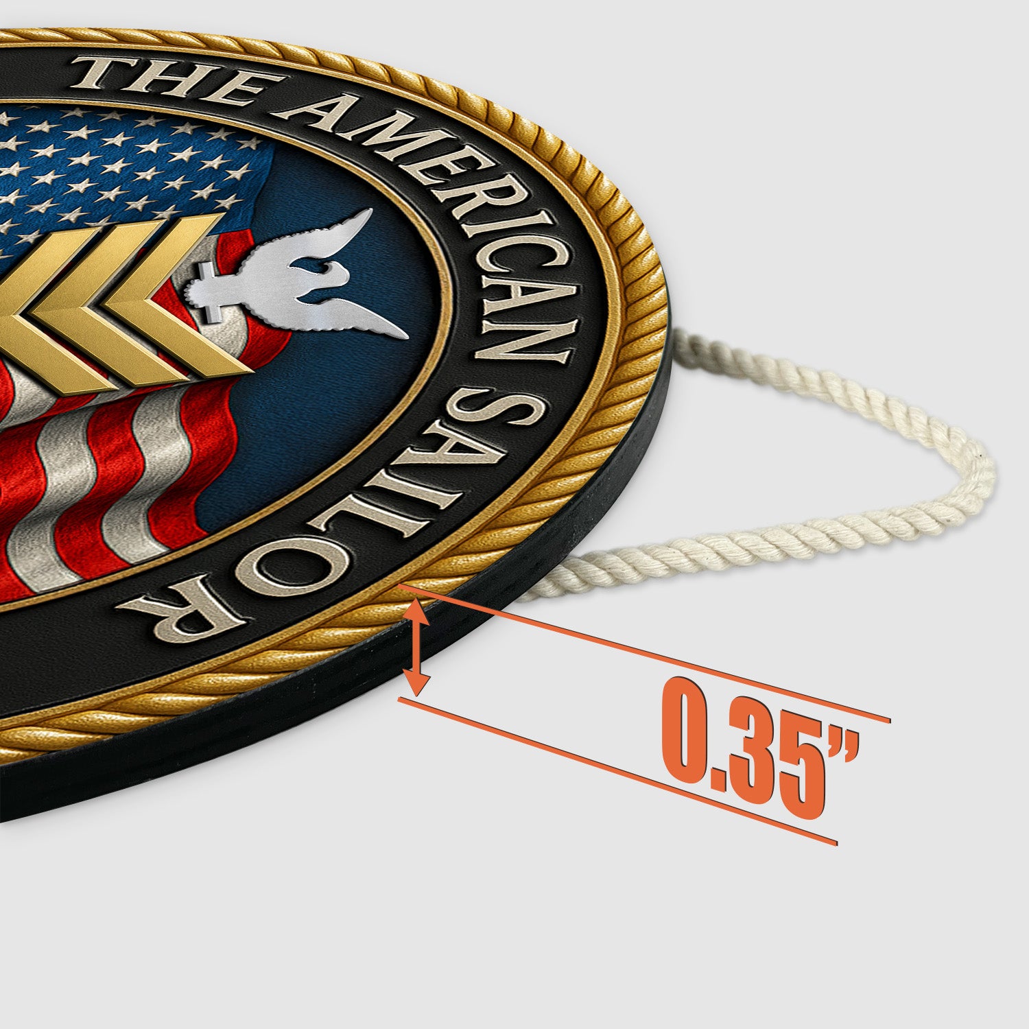 The American Sailor – US Navy Round Sign