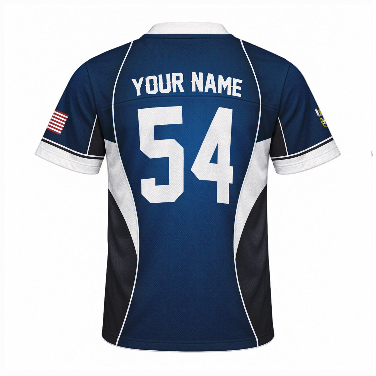 Personalized U.S. Navy Jersey Custom Rank Jersey Number and Text