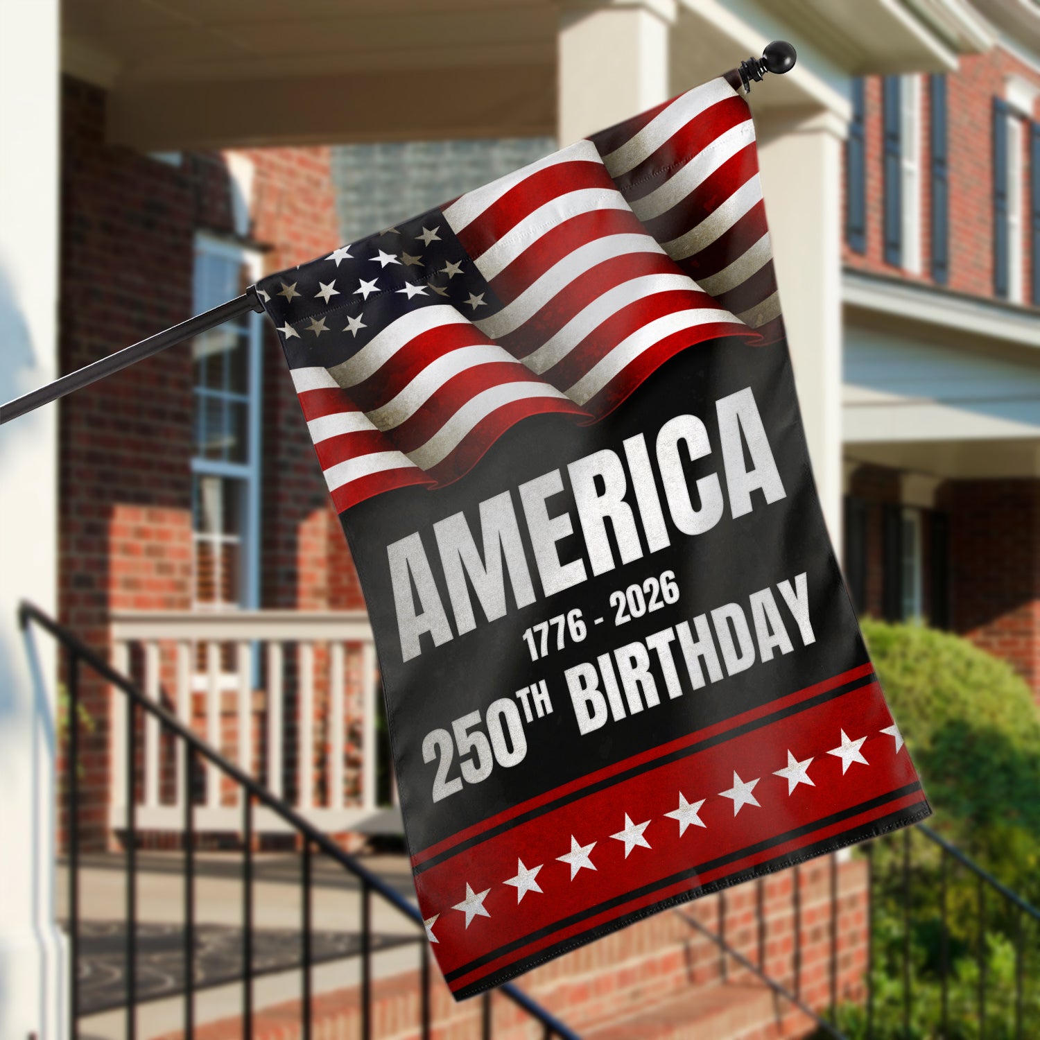 America 1776 - 2026 250th Birthday House Flag 28''x40'' Twin-Side Printing