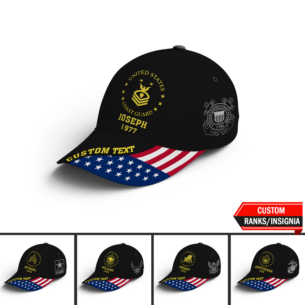 Custom Miitary Ranks Custom Military Ranks/Insignia, Personalized Name And Years Served All