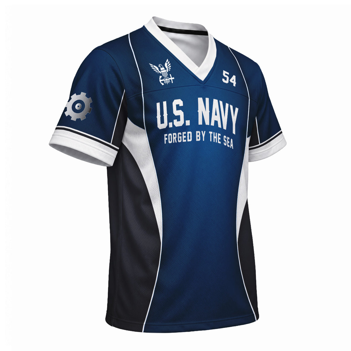 Personalized U.S. Navy Jersey Custom Rank Jersey Number and Text