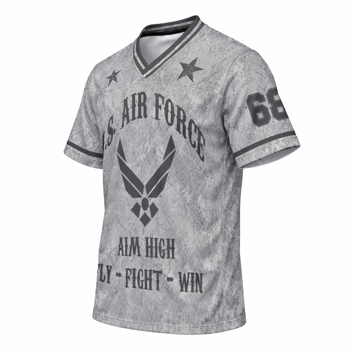 Personalized Air Force Military Jersey Custom Rank Number and Custom Text