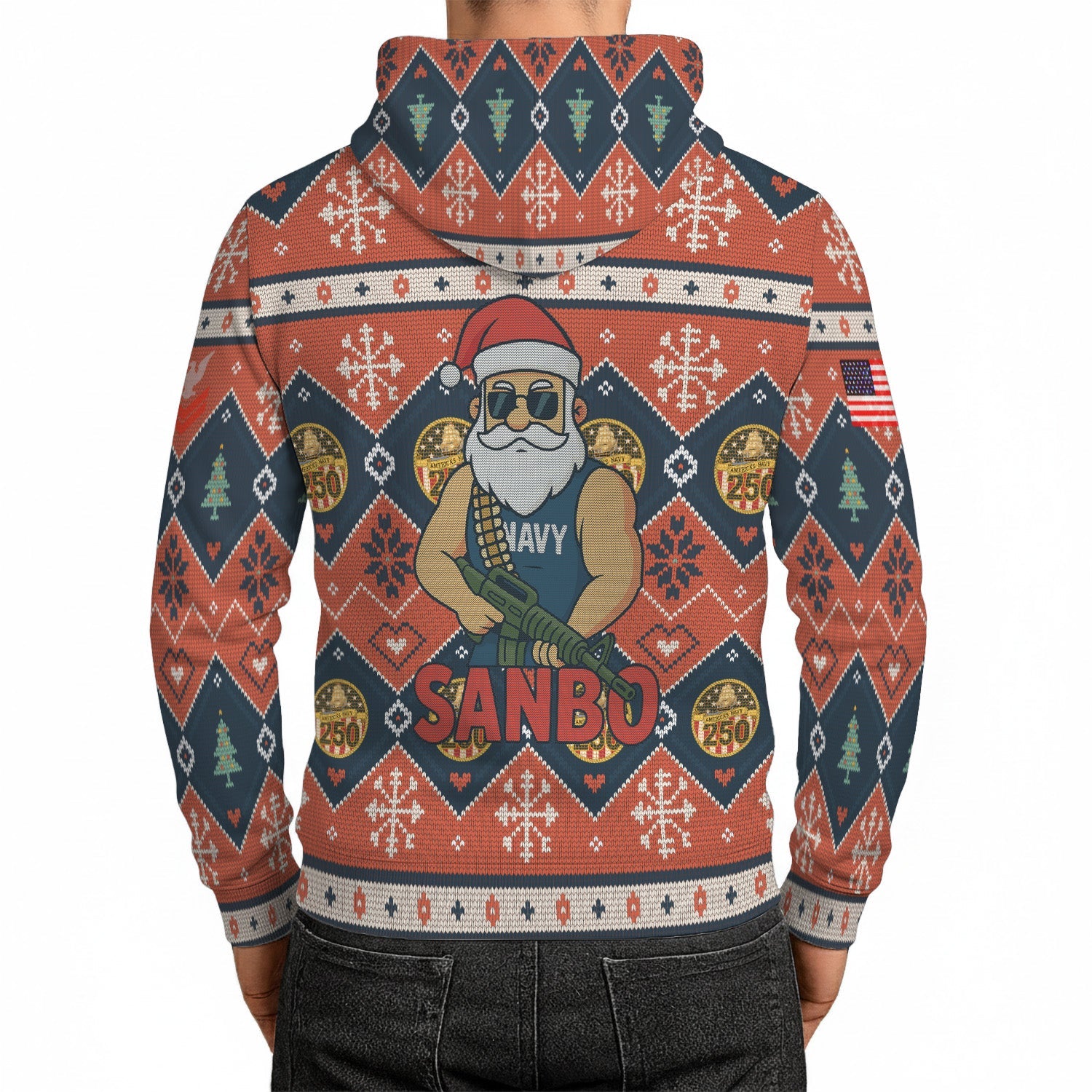 Personalized US Navy 3D All Over Print Hoodie KRH3D08