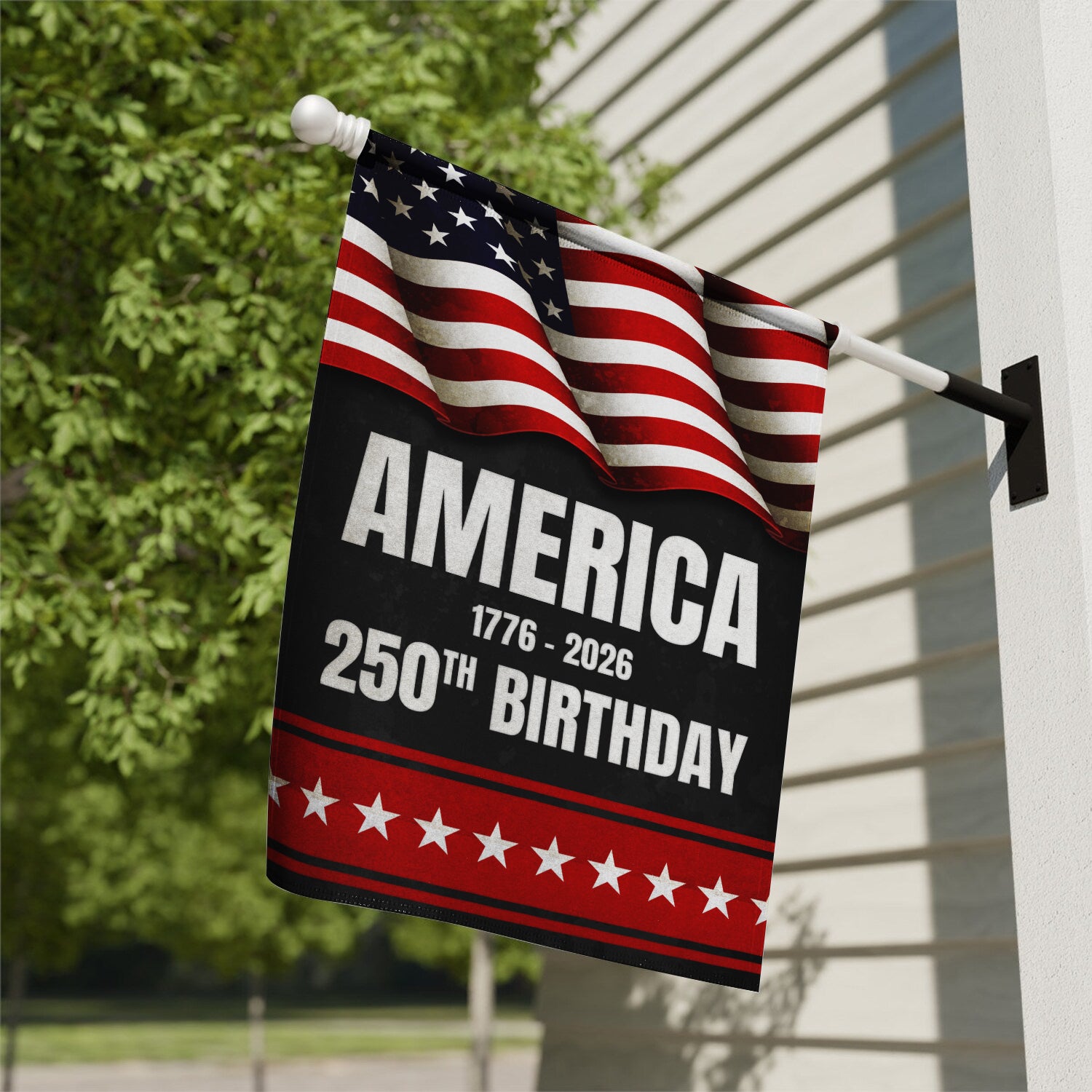 America 1776 - 2026 250th Birthday House Flag 28''x40'' Twin-Side Printing