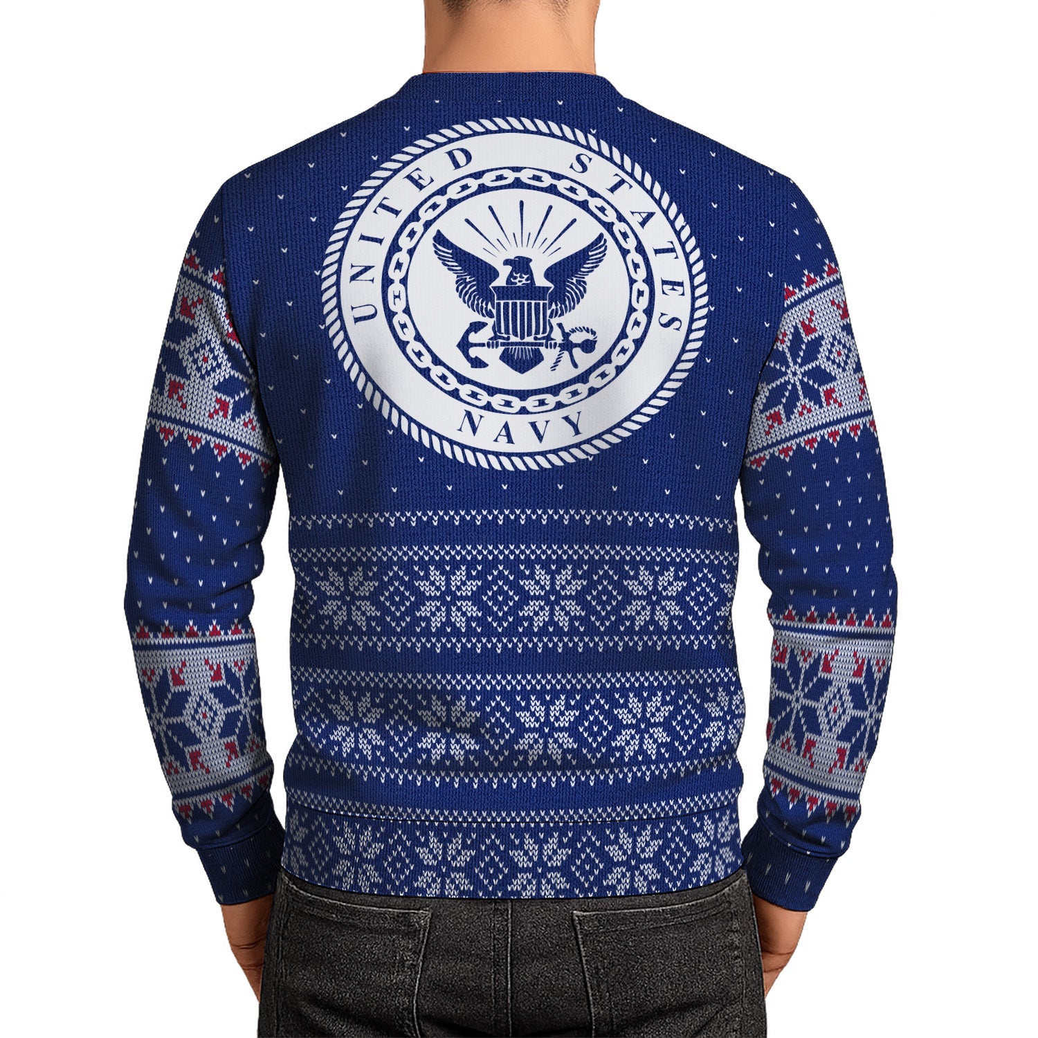 I Am Old Navy Christmas Ugly Sweater