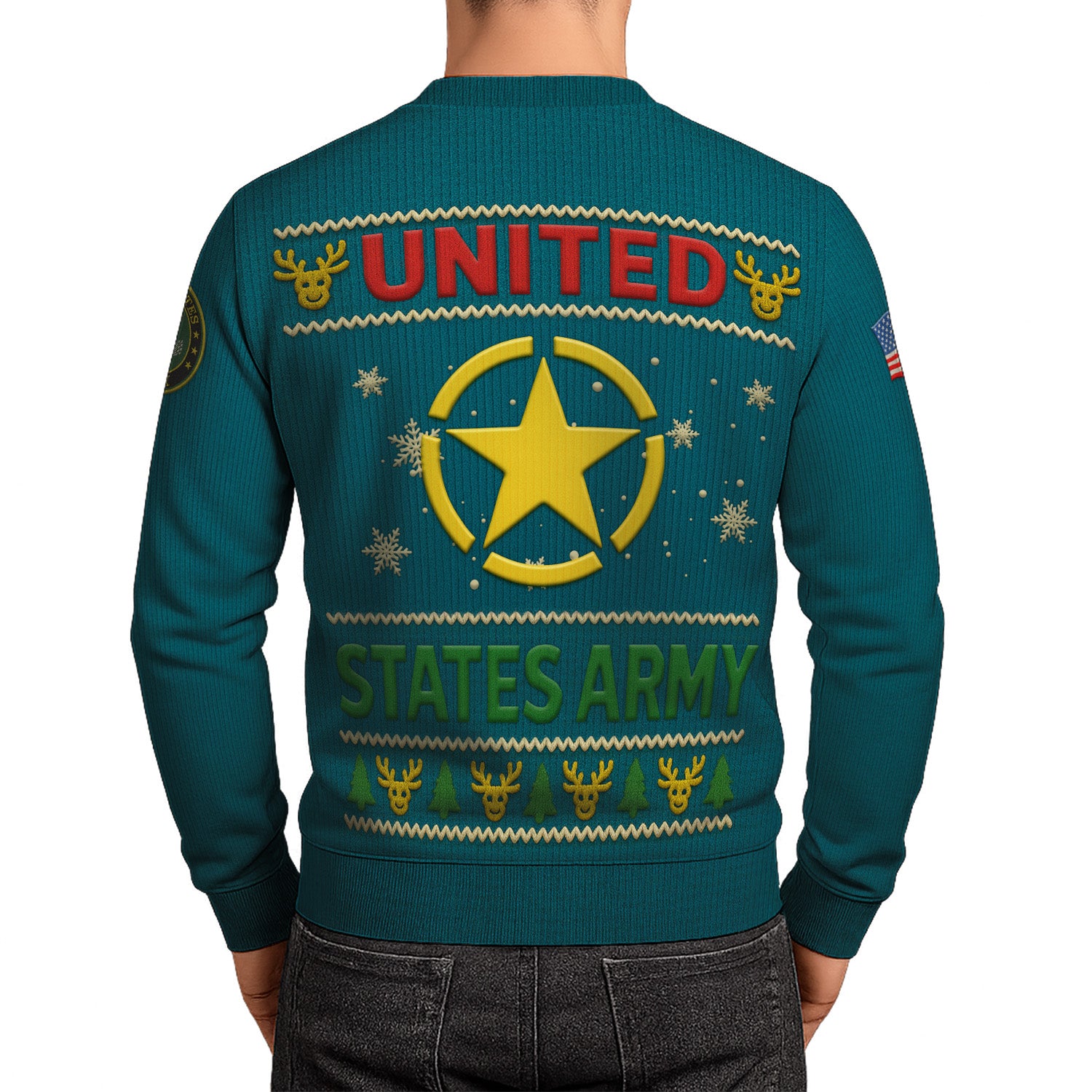 US Army Ugly Christmas Sweater KRUST29