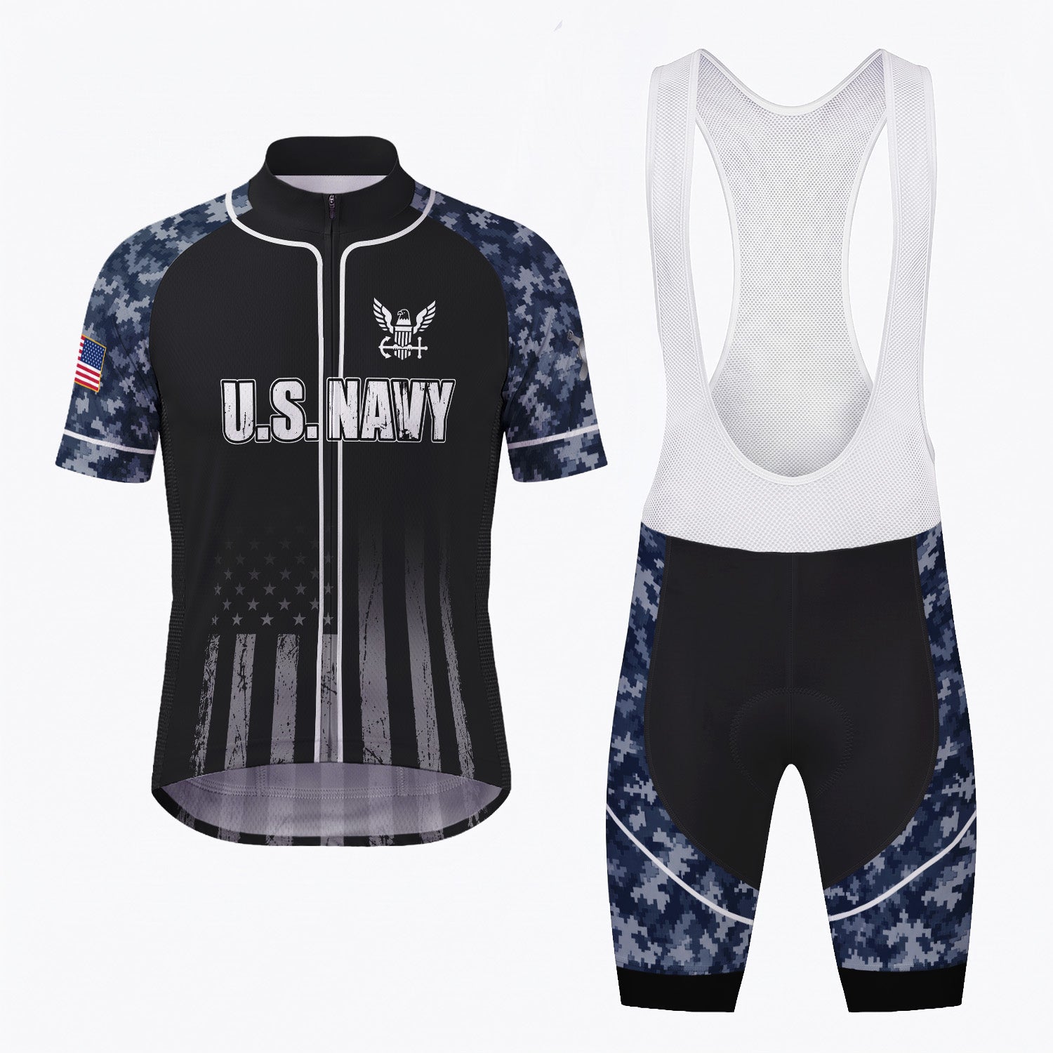 Personalized U.S. Navy 250th Cycling Jersey Kit