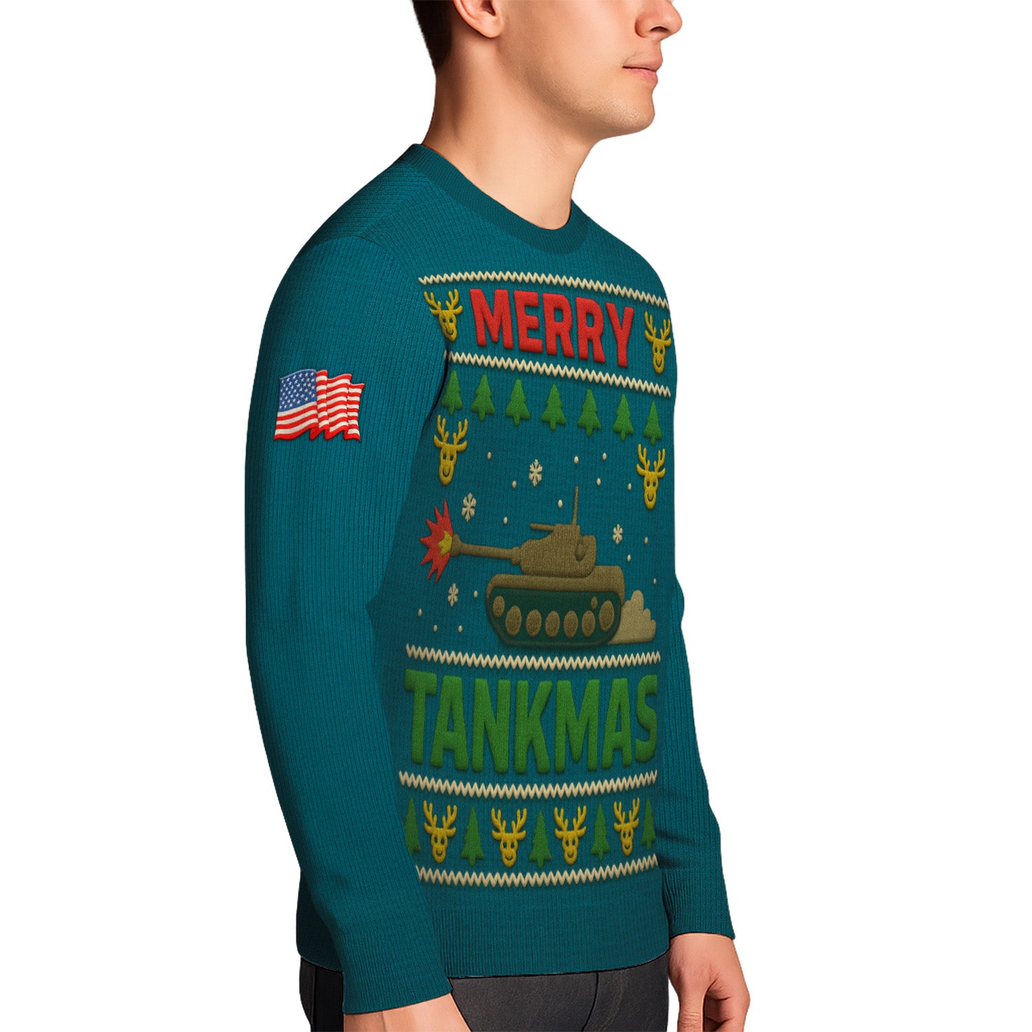 US Army Ugly Christmas Sweater KRUST29