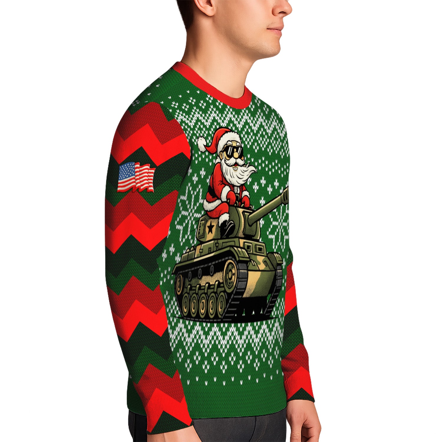 US Army Ugly Christmas Sweater KRUST27