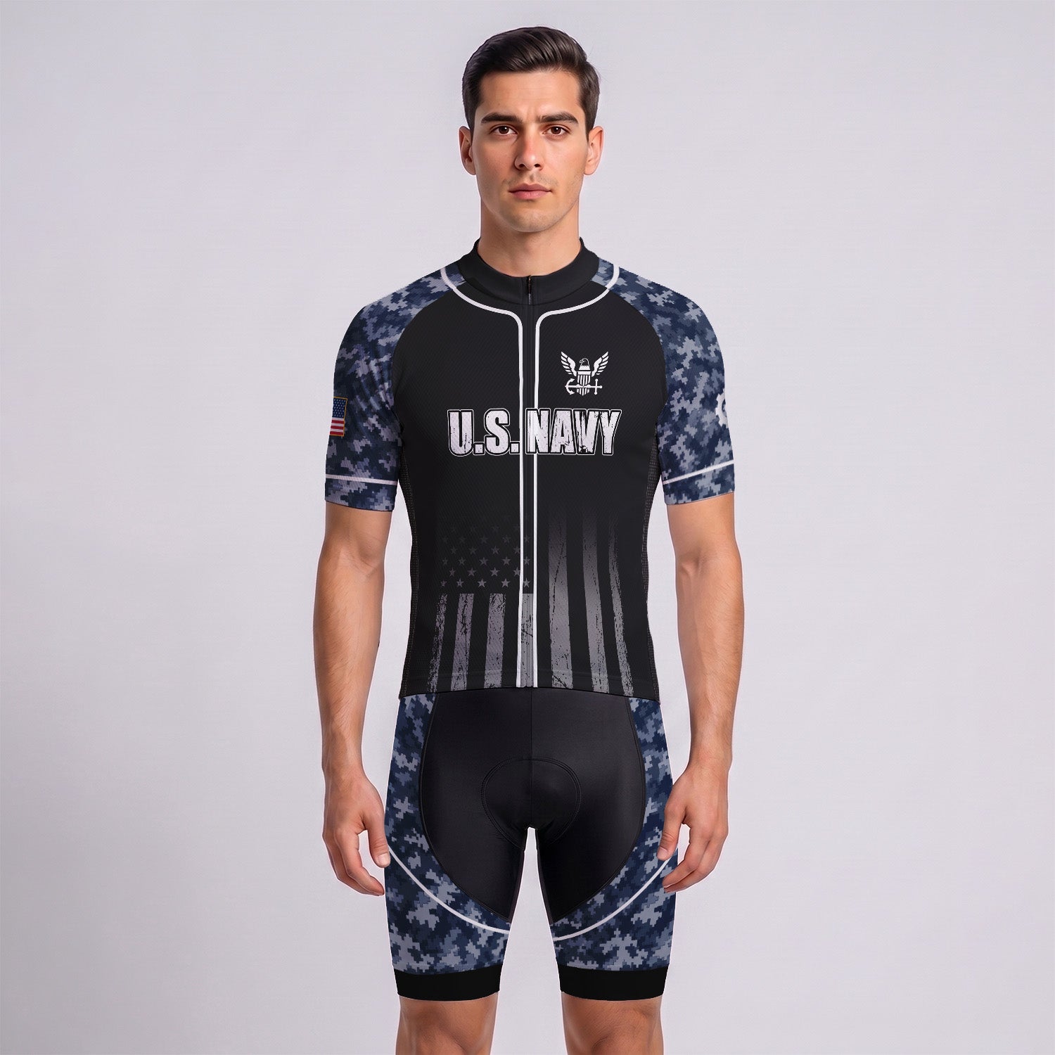 Personalized U.S. Navy 250th Cycling Jersey Kit