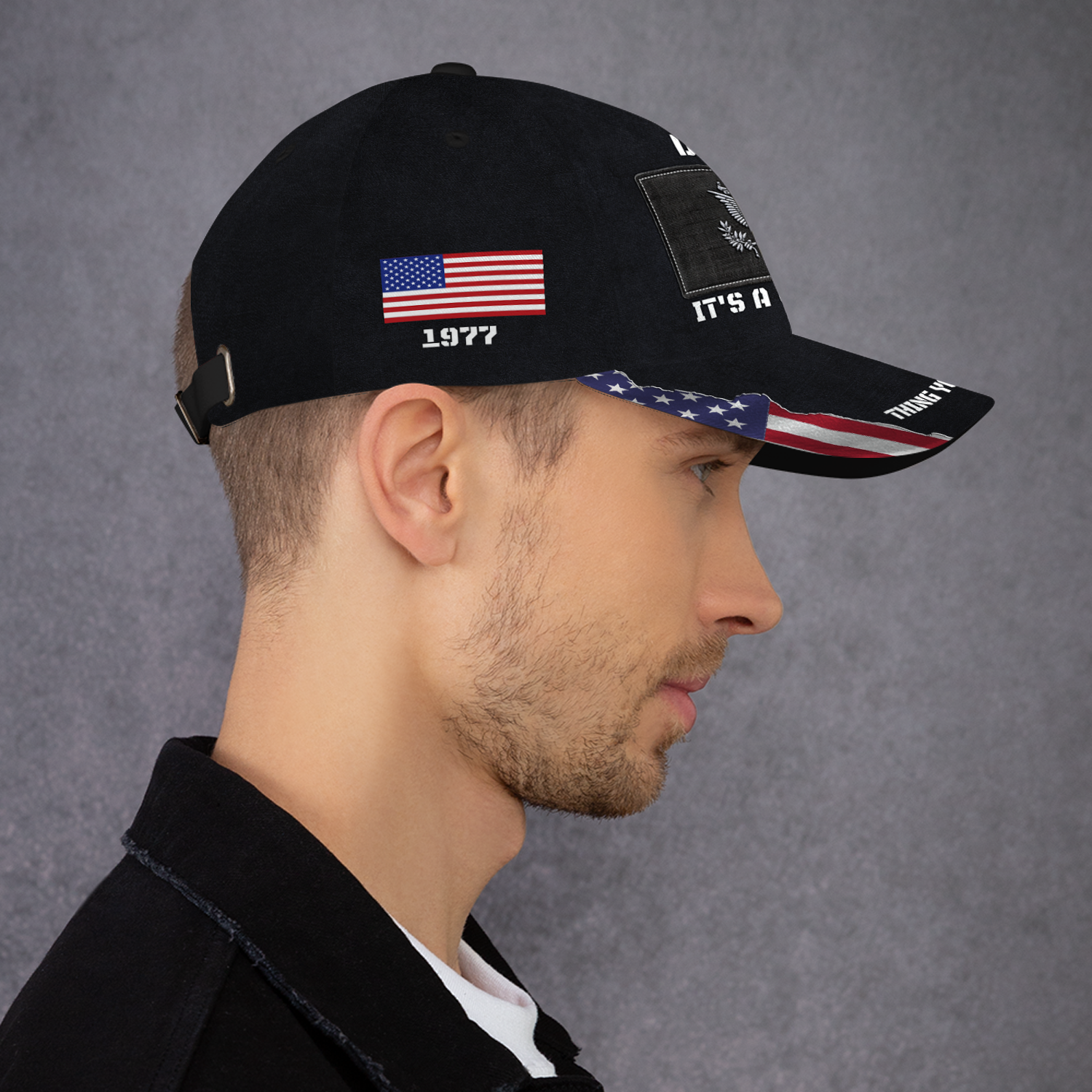 Custom Ranks/Insignia, Personalized Name And Years Served All Over Prints Premium Classic Cap KAOVC13