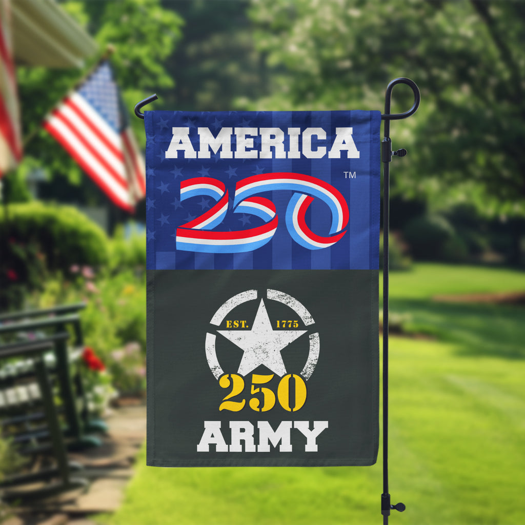 America 250, US Army 250 Garden Flag 12''x18'' Twin-Side Printing