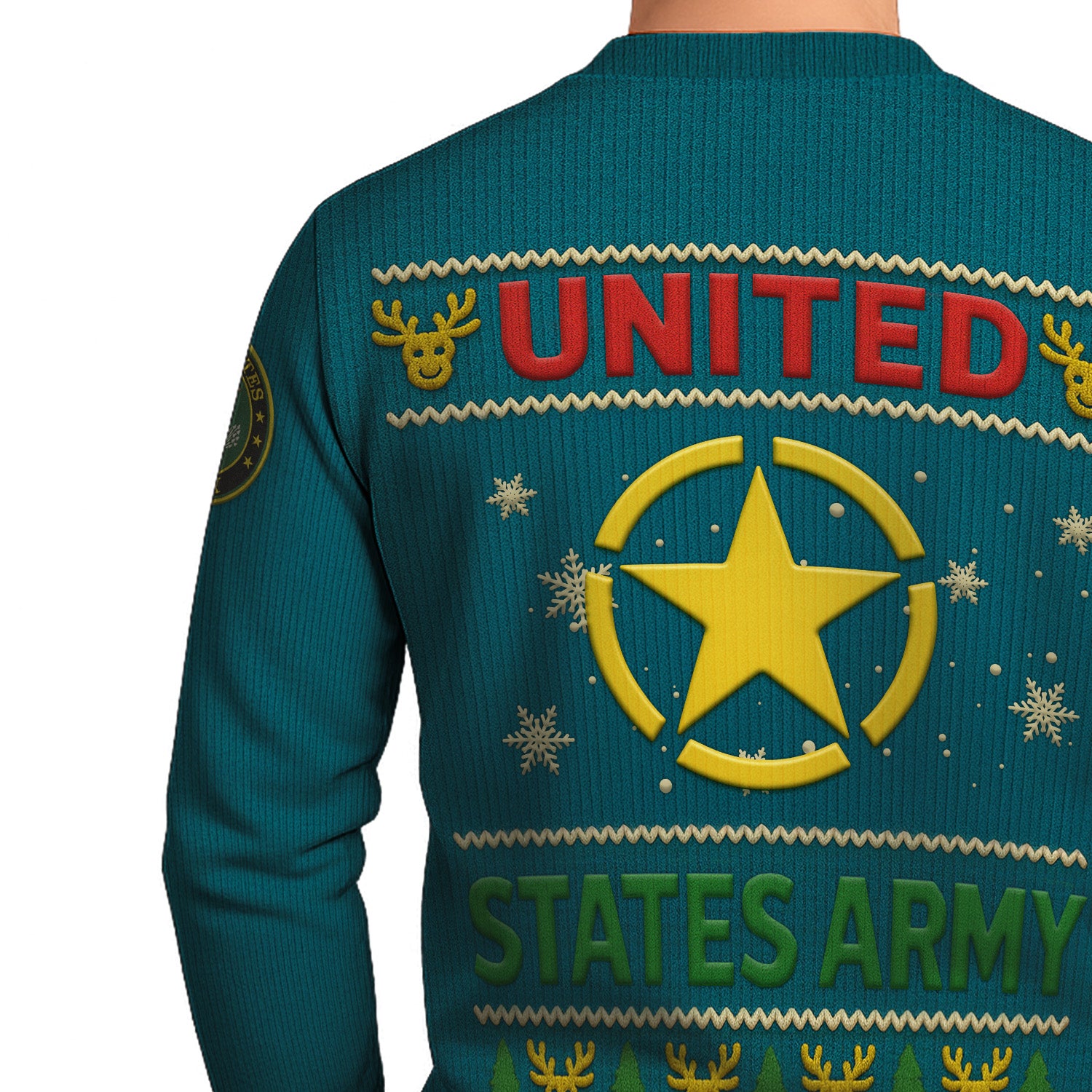 US Army Ugly Christmas Sweater KRUST29