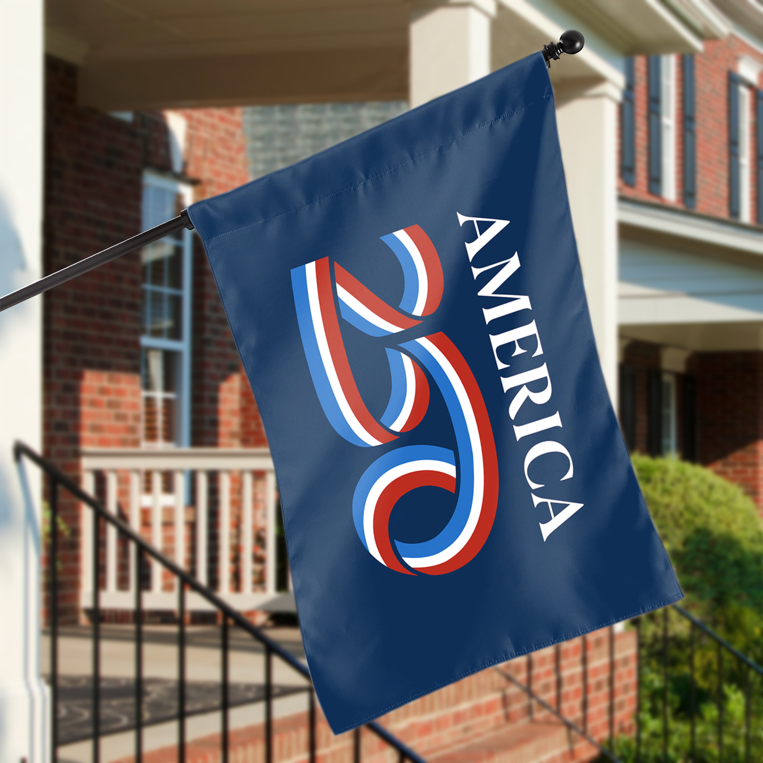 America 250 House Flag 28''x40'' Twin-Side Printing