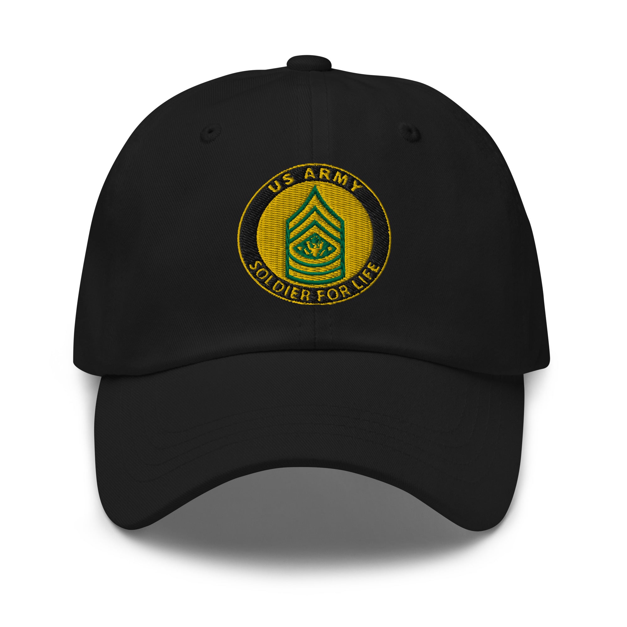 US Army E-9 Sergeant Major of the Army E9 SMA Soldier For Life Embroidered Dad Hat