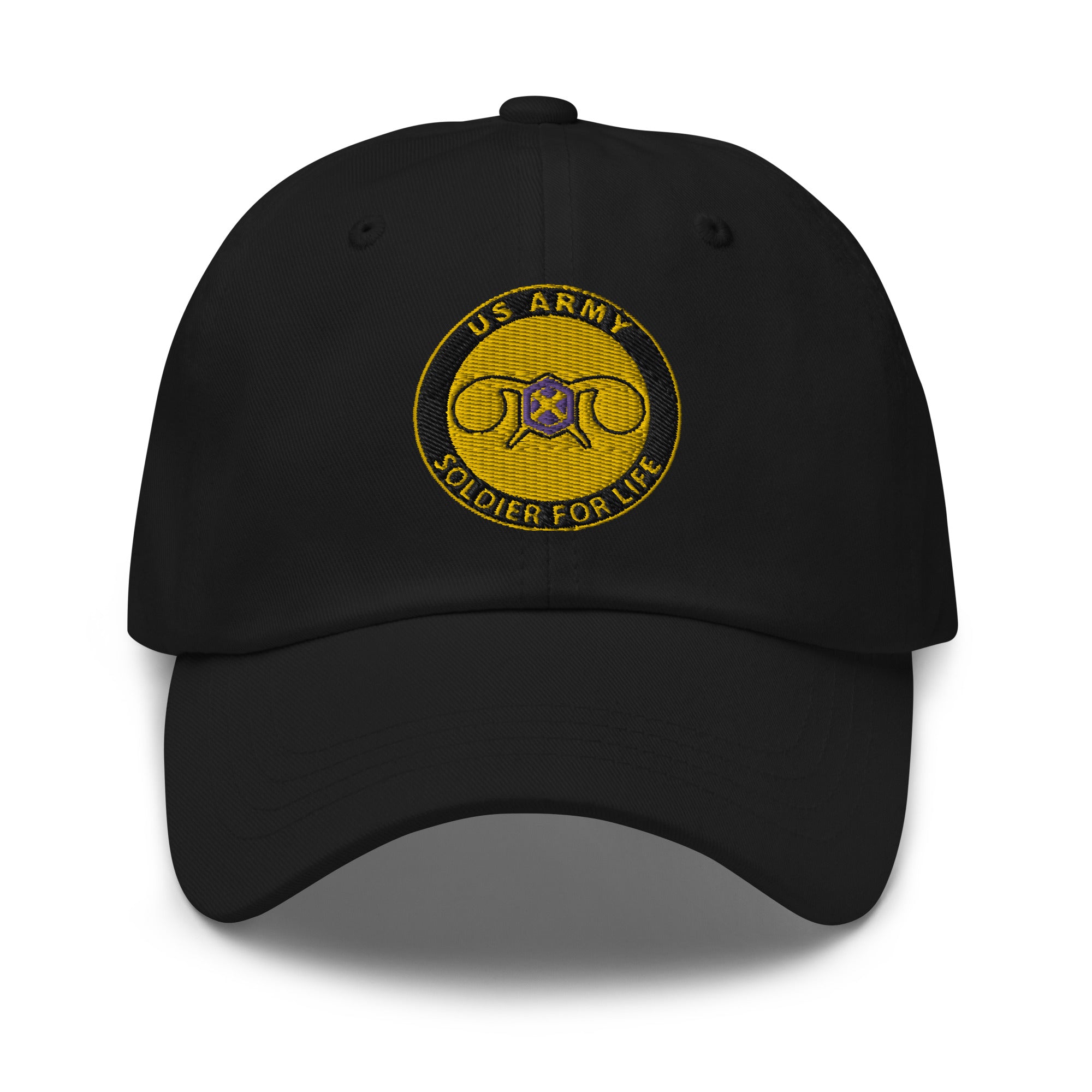 US Army Chemical Corps Soldier For Life Embroidered Dad Hat