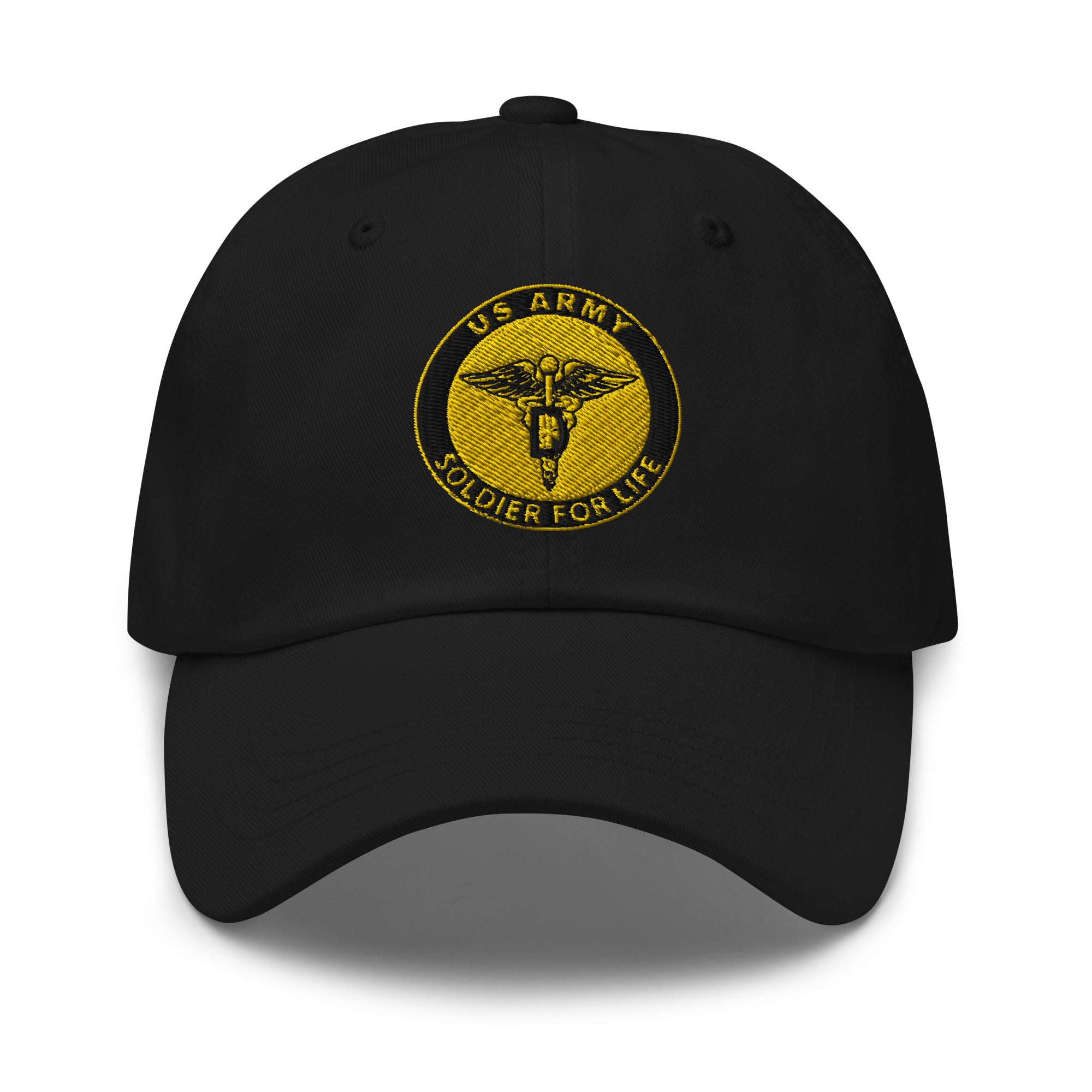 US Army Dental Corps Soldier For Life Embroidered Dad Hat