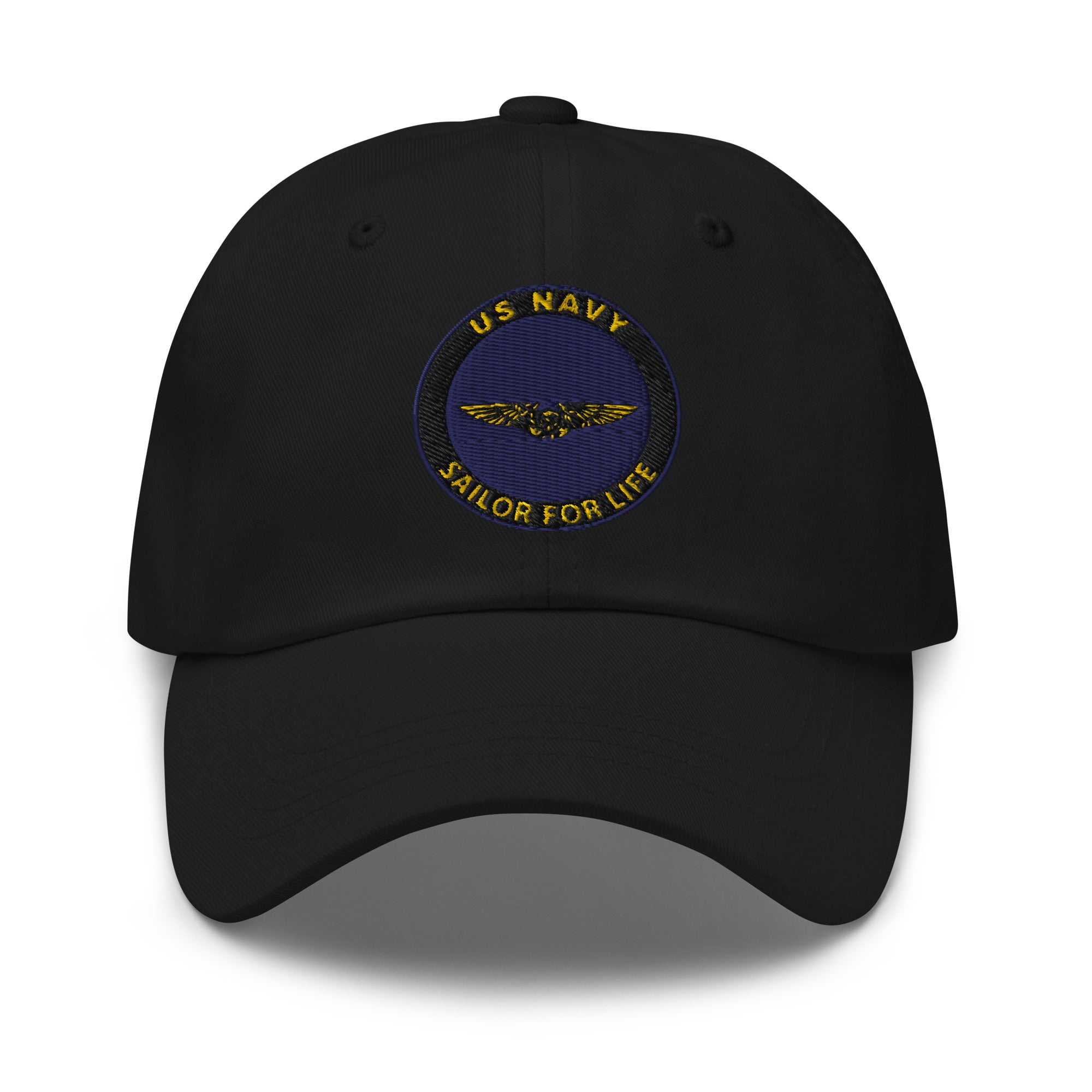 US Navy Naval Astronaut Flight Officer Sailor For Life Embroidered Dad Hat