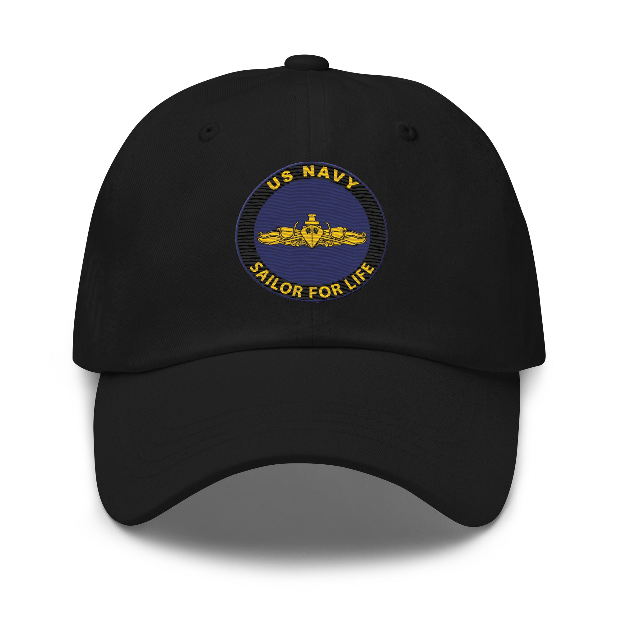 US Navy Surface Warfare Officer Sailor For Life Embroidered Dad Hat