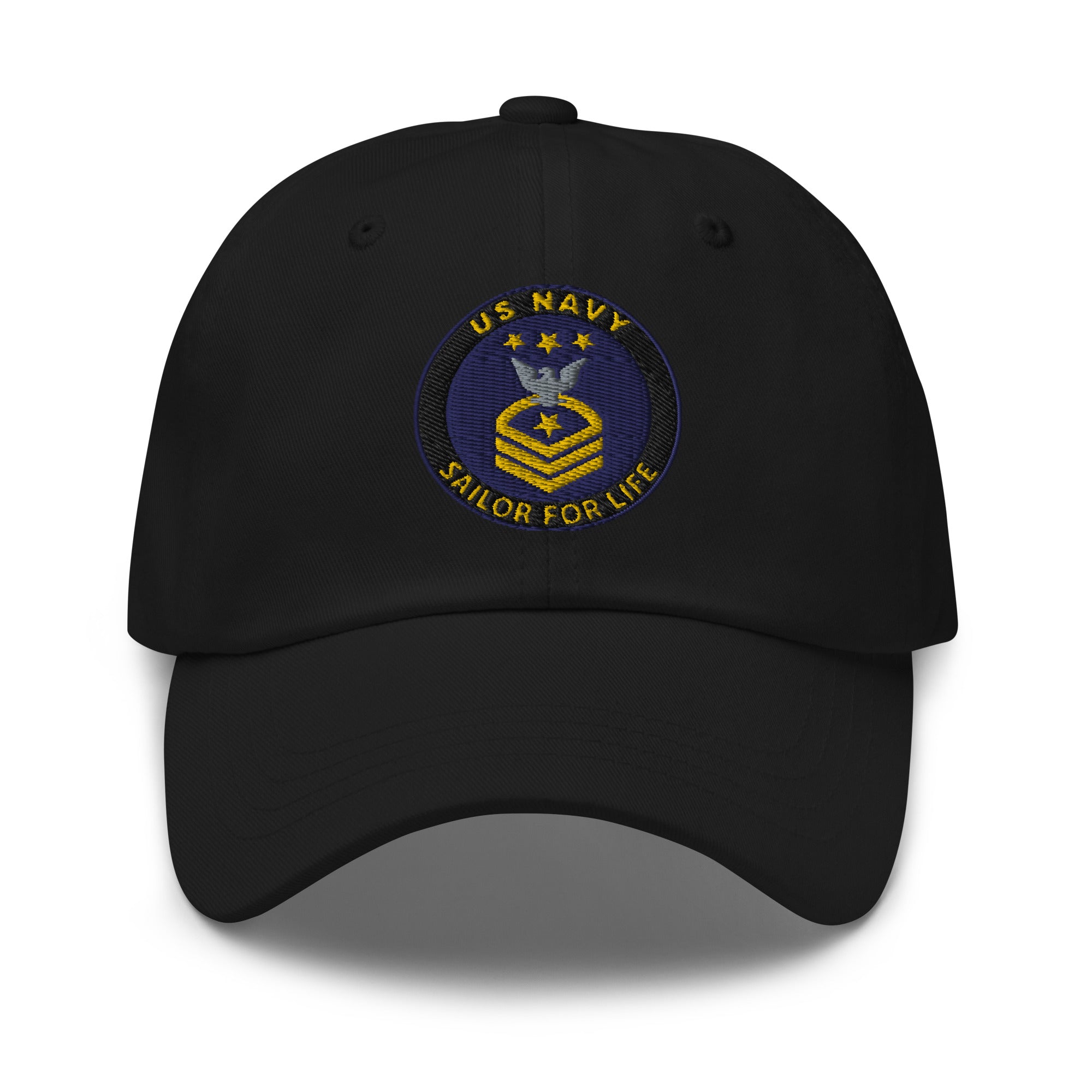 US Navy E-9 MCPON Sailor For Life Embroidered Dad Hat