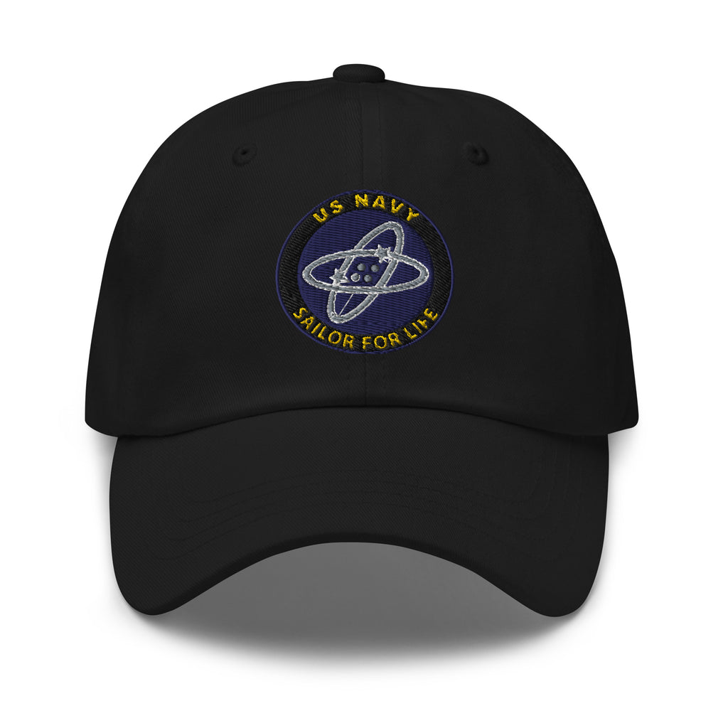 US Navy Electronics technician Navy ET Sailor For Life Embroidered Dad Hat