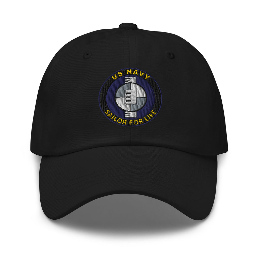 US Navy Engineering Aide Navy EA Sailor For Life Embroidered Dad Hat