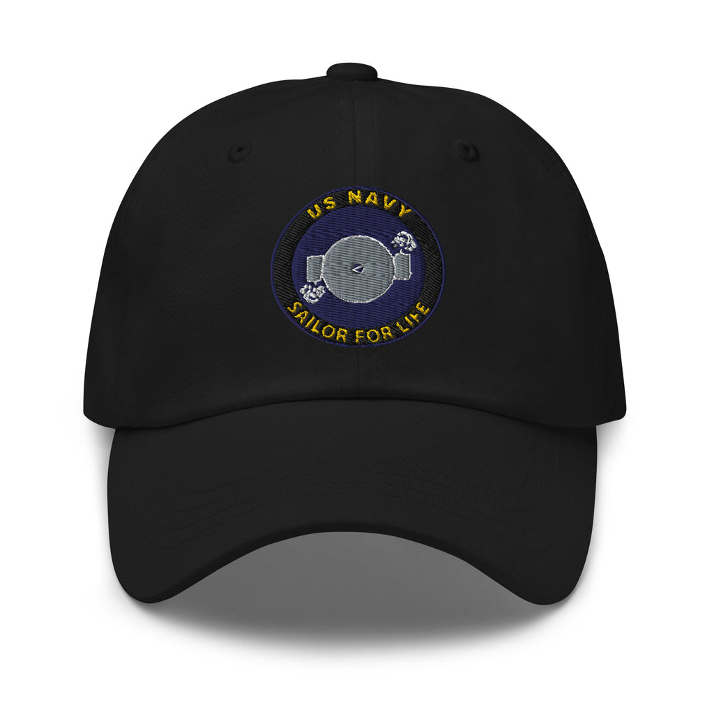 US Navy Boiler technician Navy BT Sailor For Life Embroidered Dad Hat