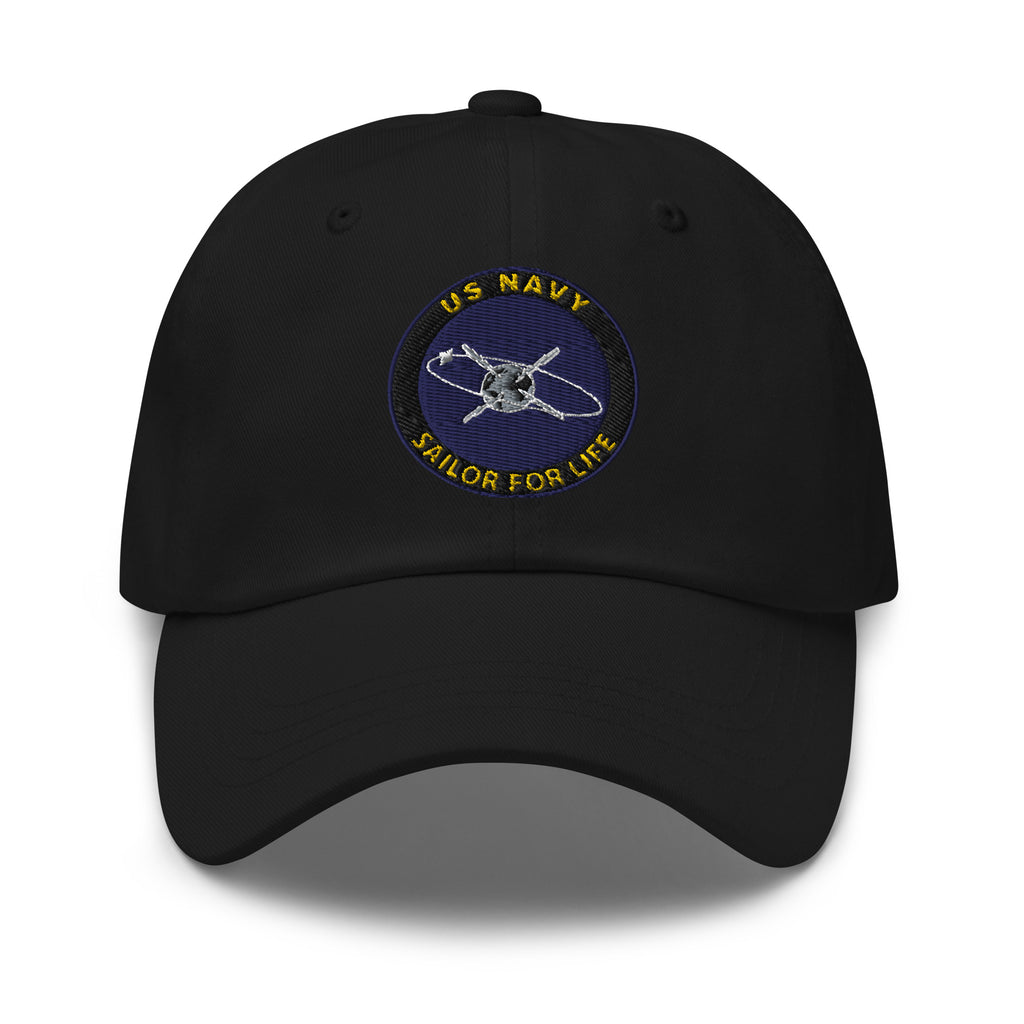 US Navy Mass Communications Specialist Navy MC Sailor For Life Embroidered Dad Hat