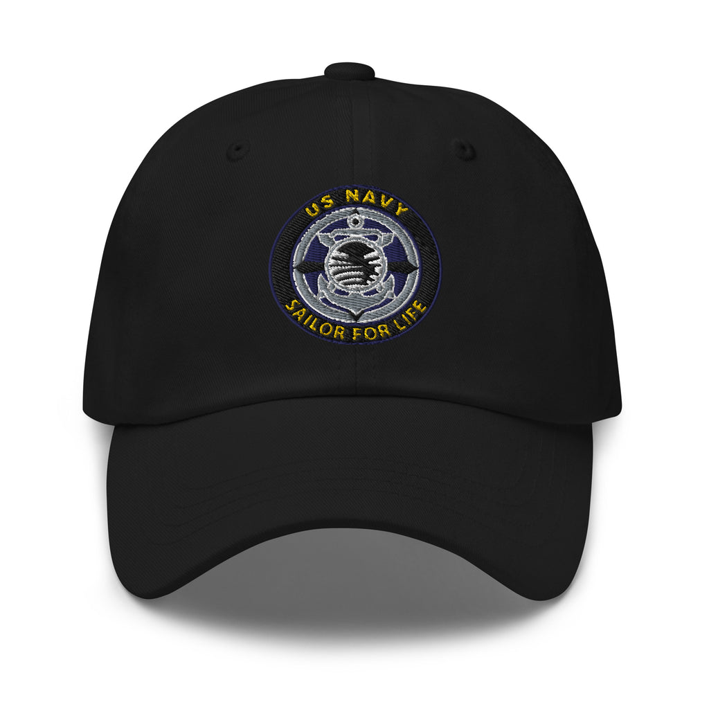 US Navy Religious Program Specialist Navy RP Sailor For Life Embroidered Dad Hat