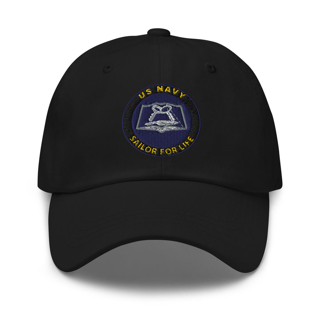 US Navy Mess Management Specialist Navy MS Sailor For Life Embroidered Dad Hat