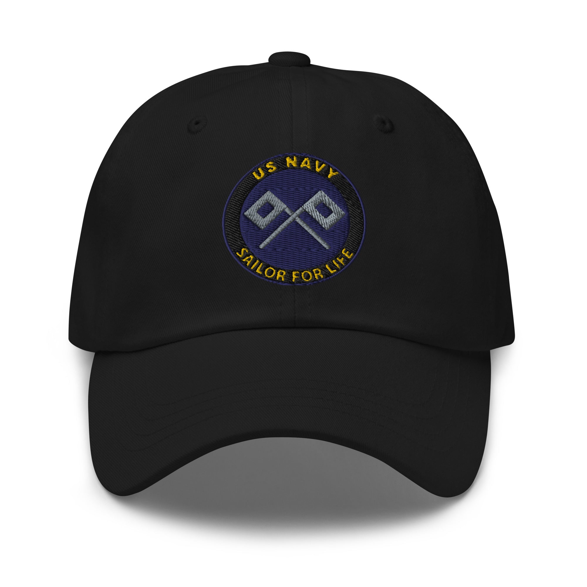 US Navy Signalman Navy SN Sailor For Life Embroidered Dad Hat