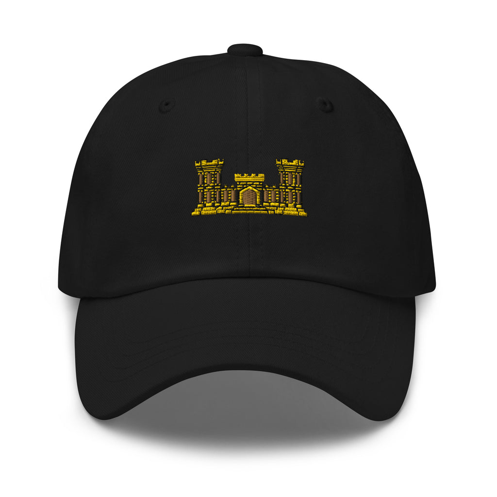 US Army Engineers Insignia Embroidered Dad Hat