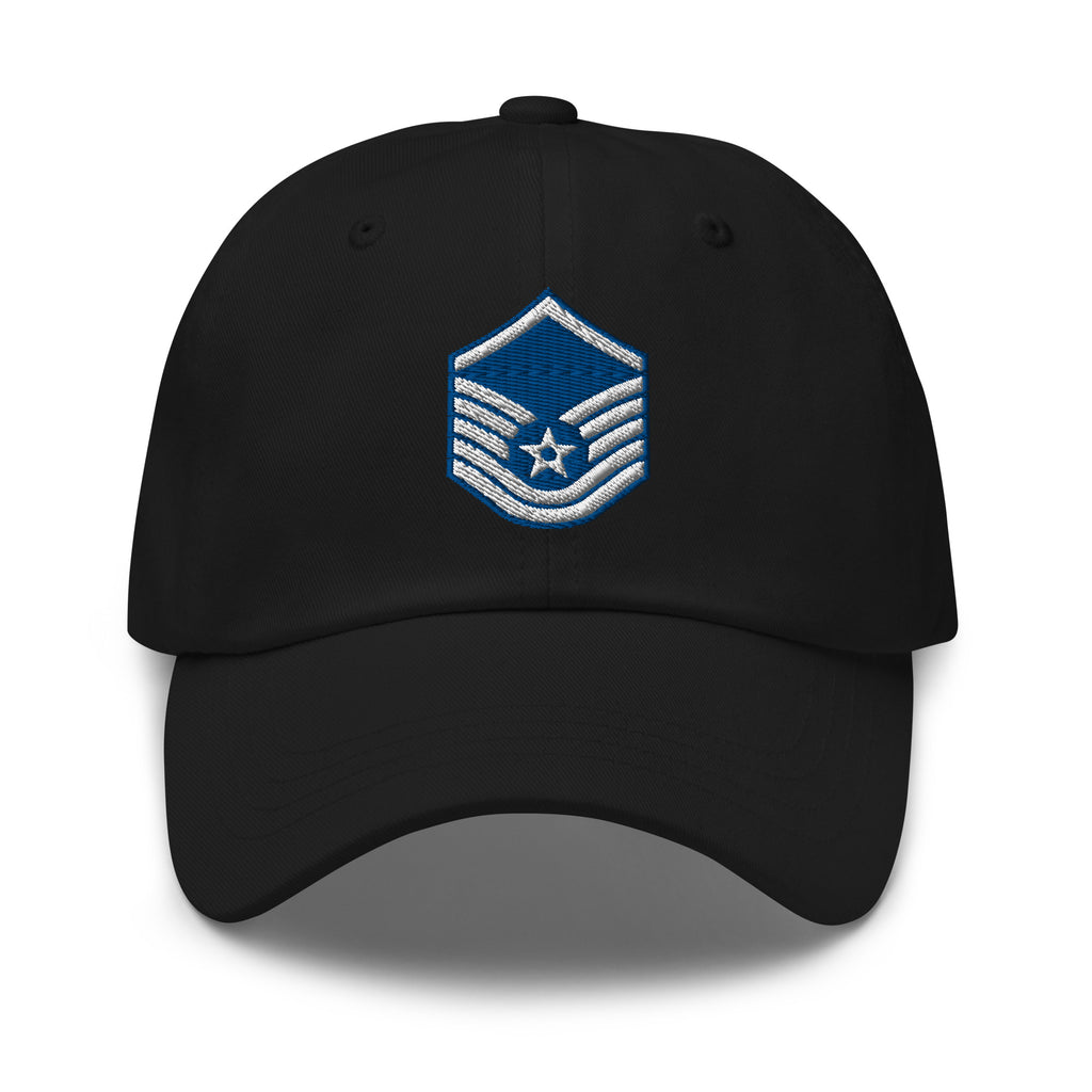 US Air Force E-7 Master Sergeant MSgt Insignia Embroidered Dad Hat